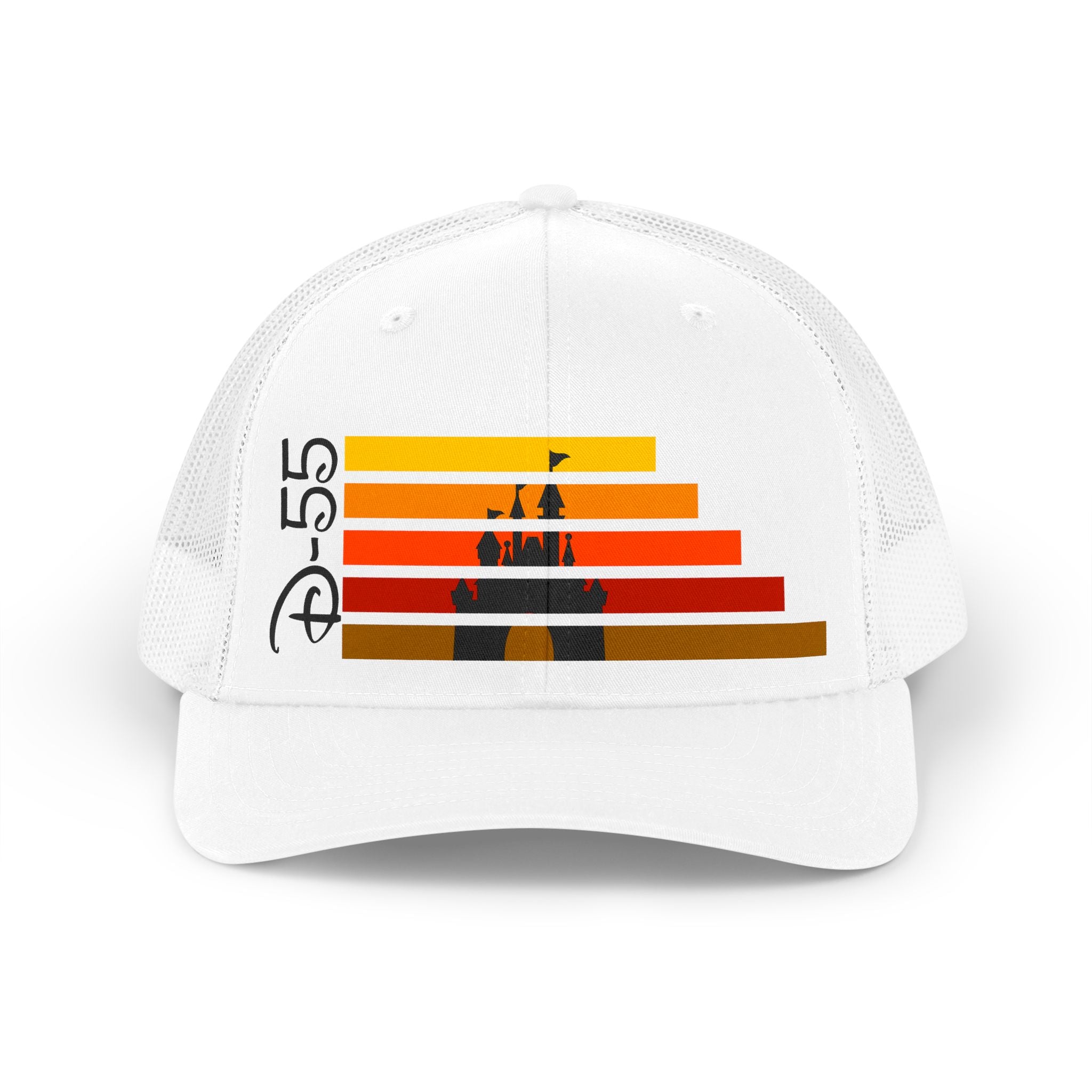 Retro Castle Trucker Hat — Vintage Sunset SoCal Park Style