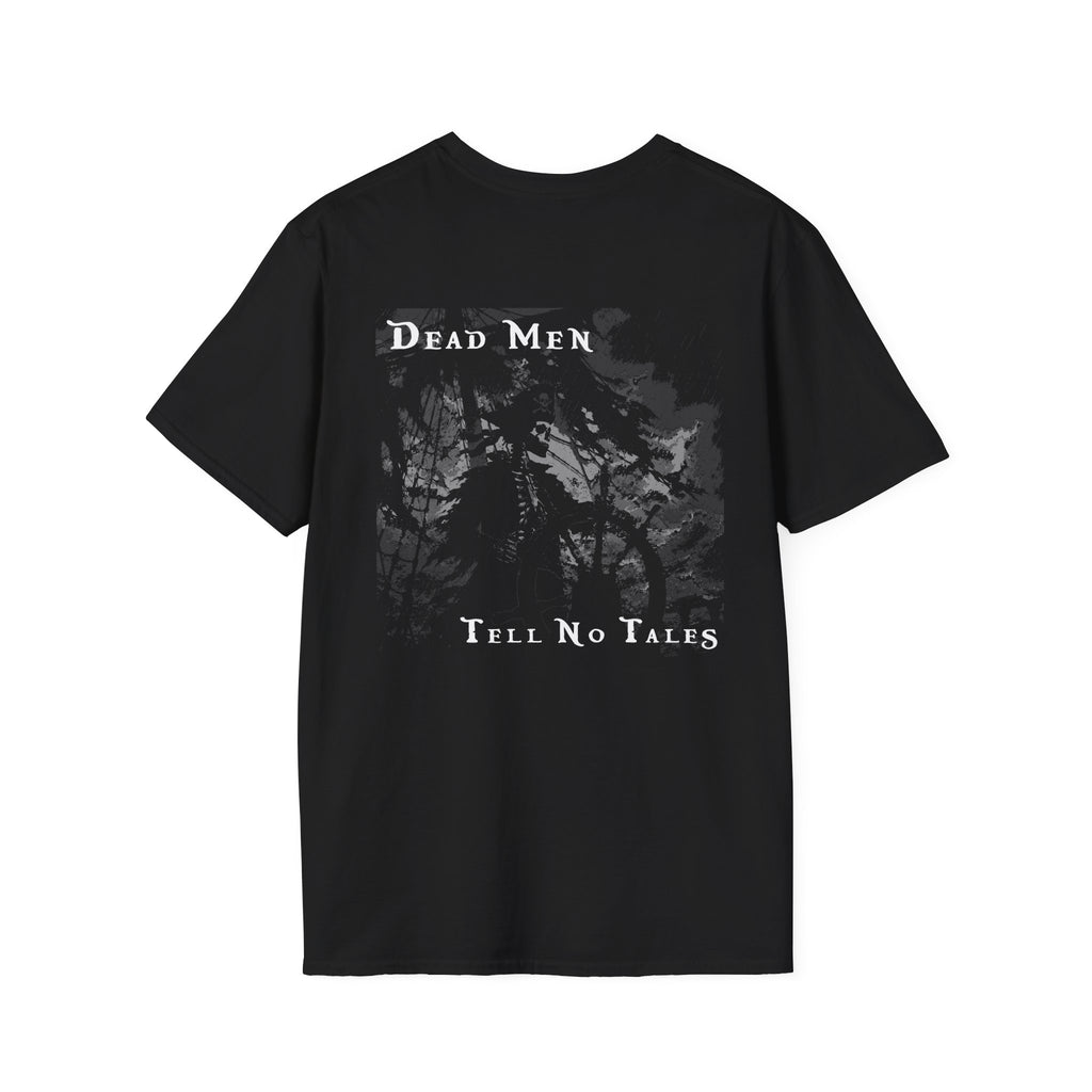 Dead Men at the Helm Pirate T-Shirt — Skeleton Pirate