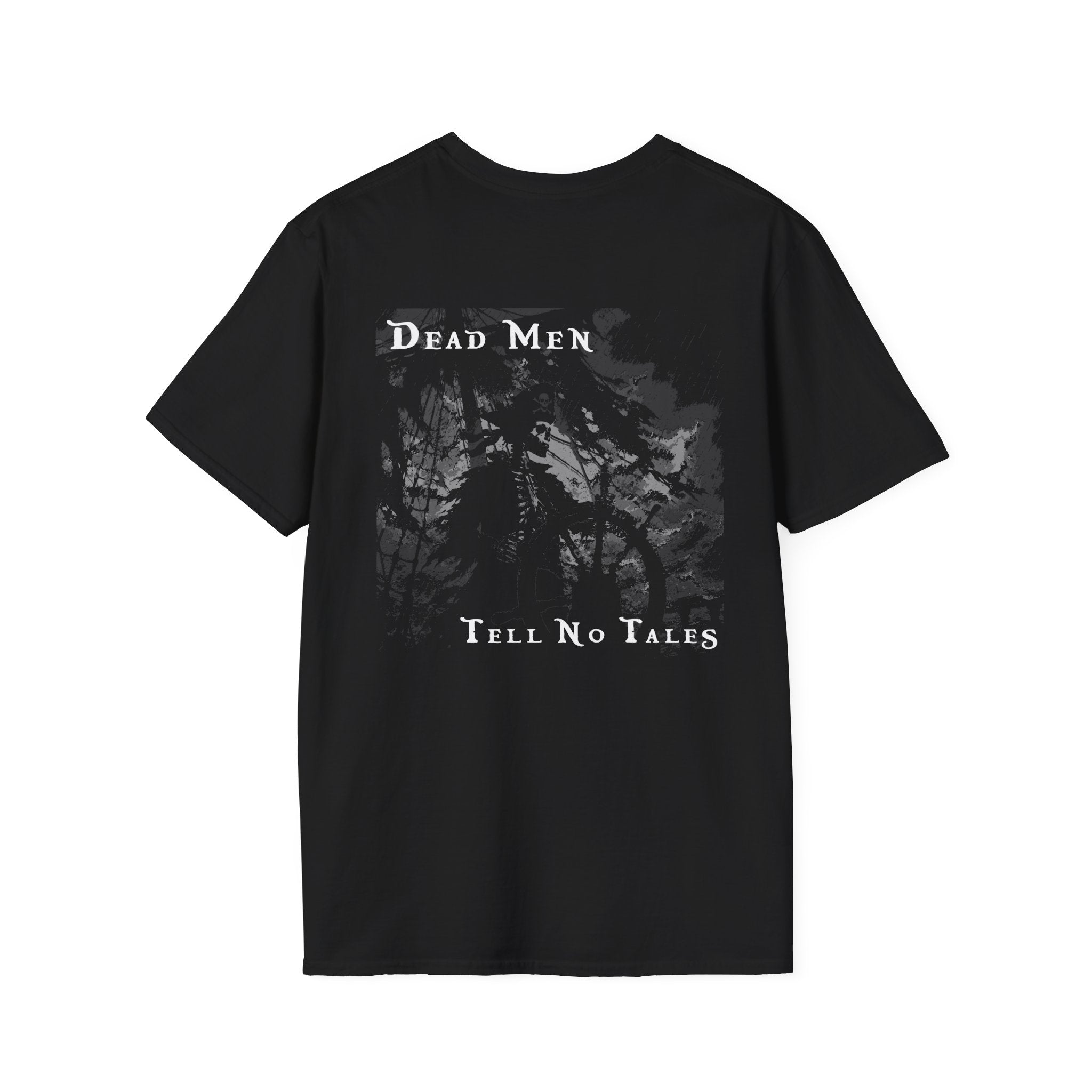 Dead Men at the Helm Pirate T-Shirt — Skeleton Pirate