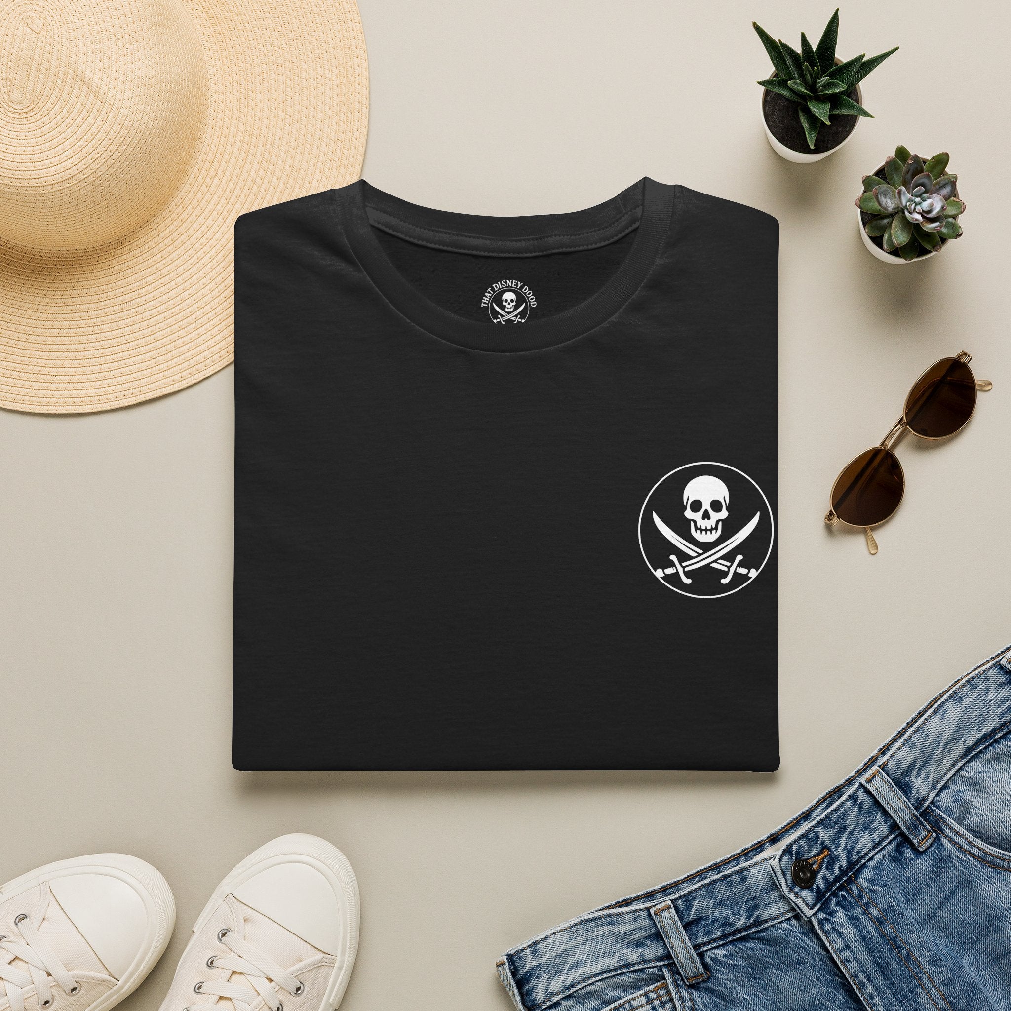 Dead Men at the Helm Pirate T-Shirt — Skeleton Pirate