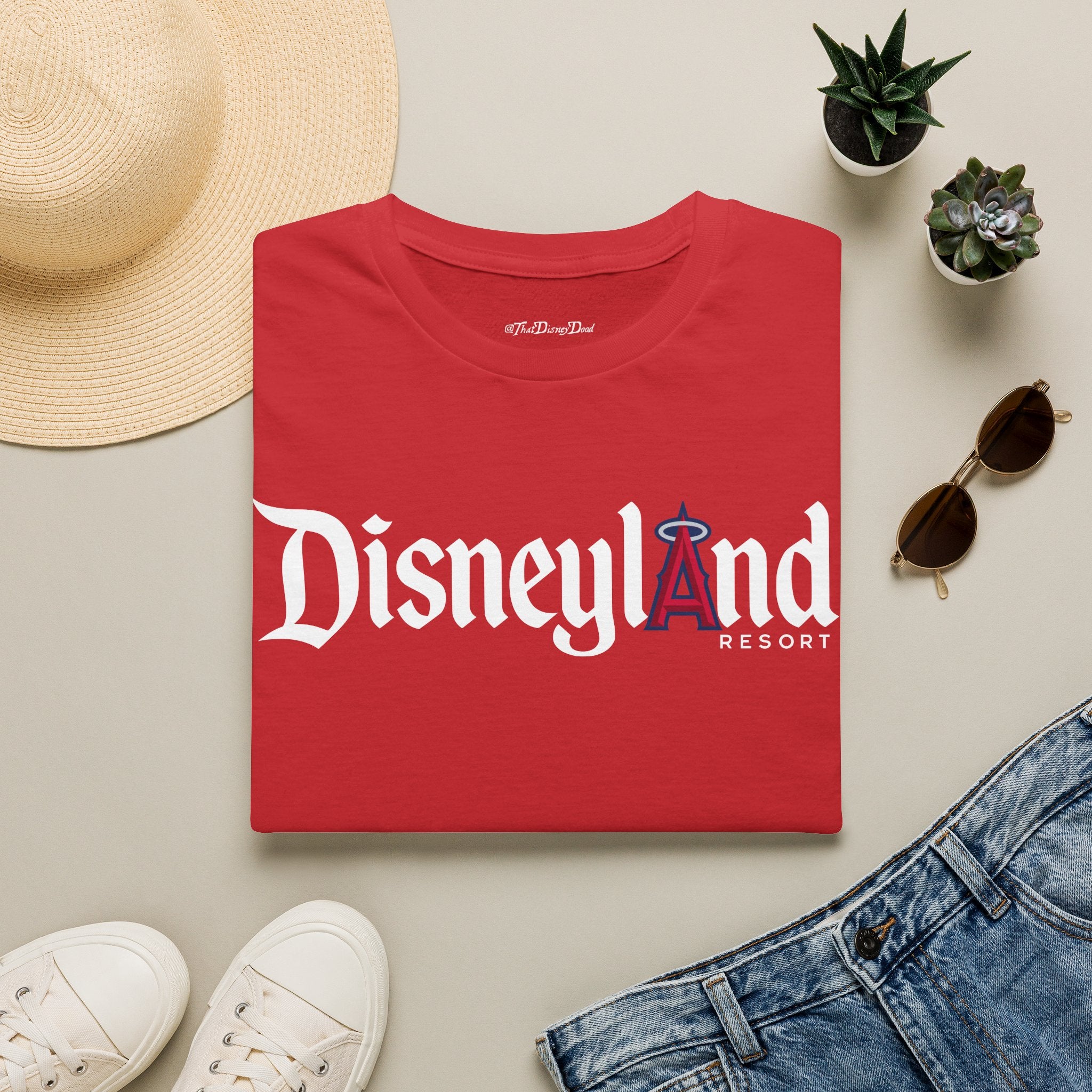Angelesland T-Shirt — Retro Theme Park Tee