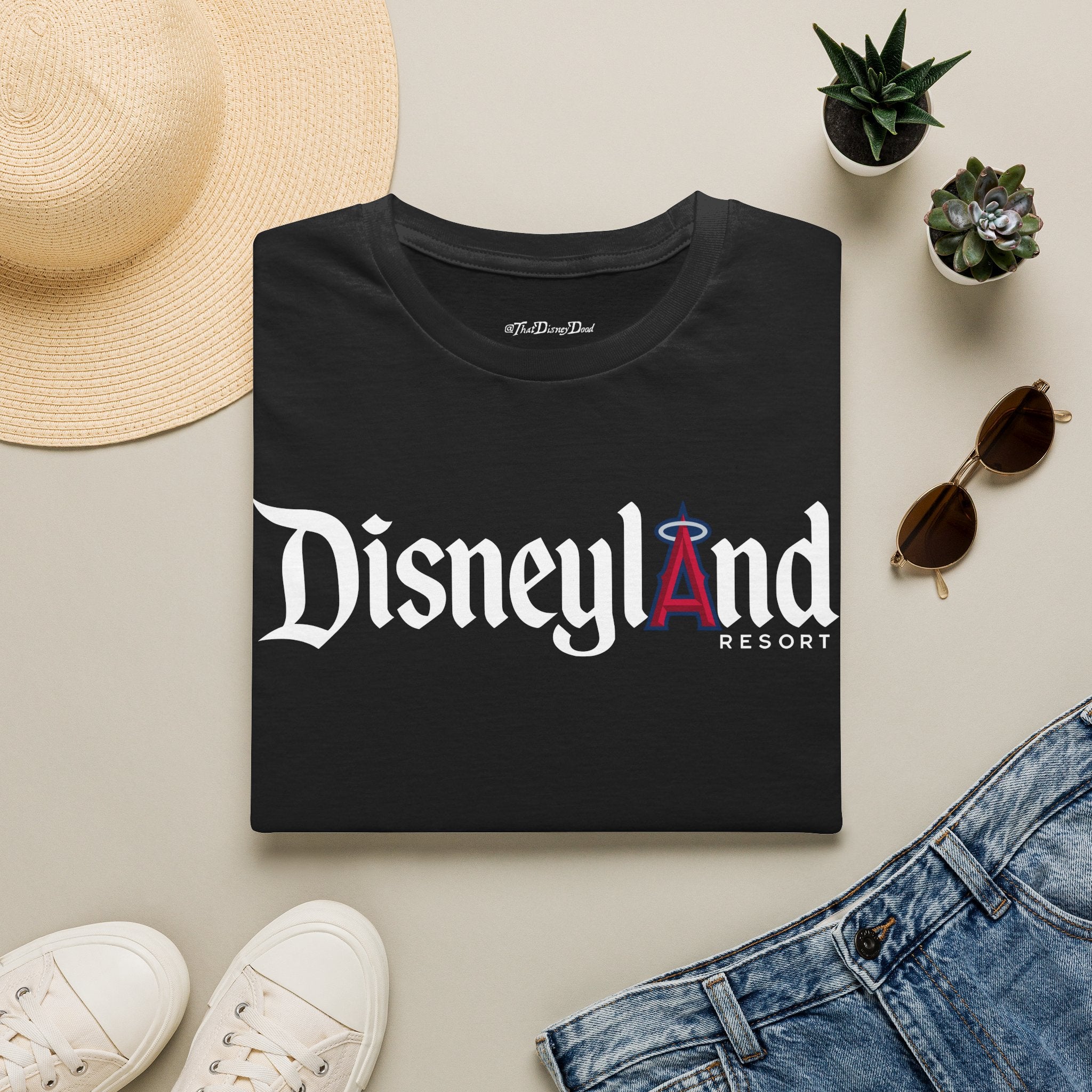 Angelesland T-Shirt — Retro Theme Park Tee