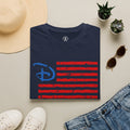 Distressed American Flag Tee with Classic Disney Style