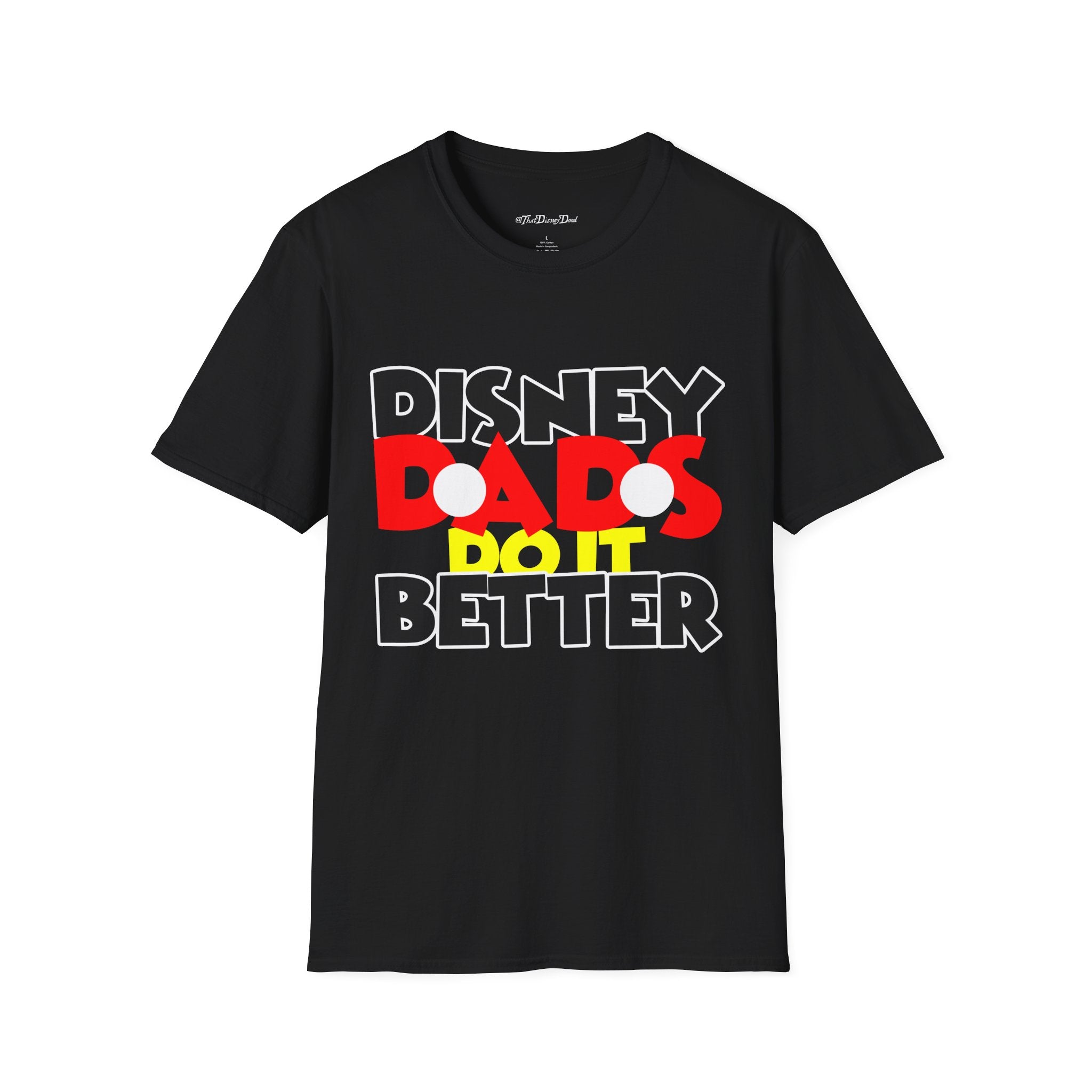 Disney Dads Do It Better T-Shirt — Vintage Mickey-Inspired Boy-Dad Tee