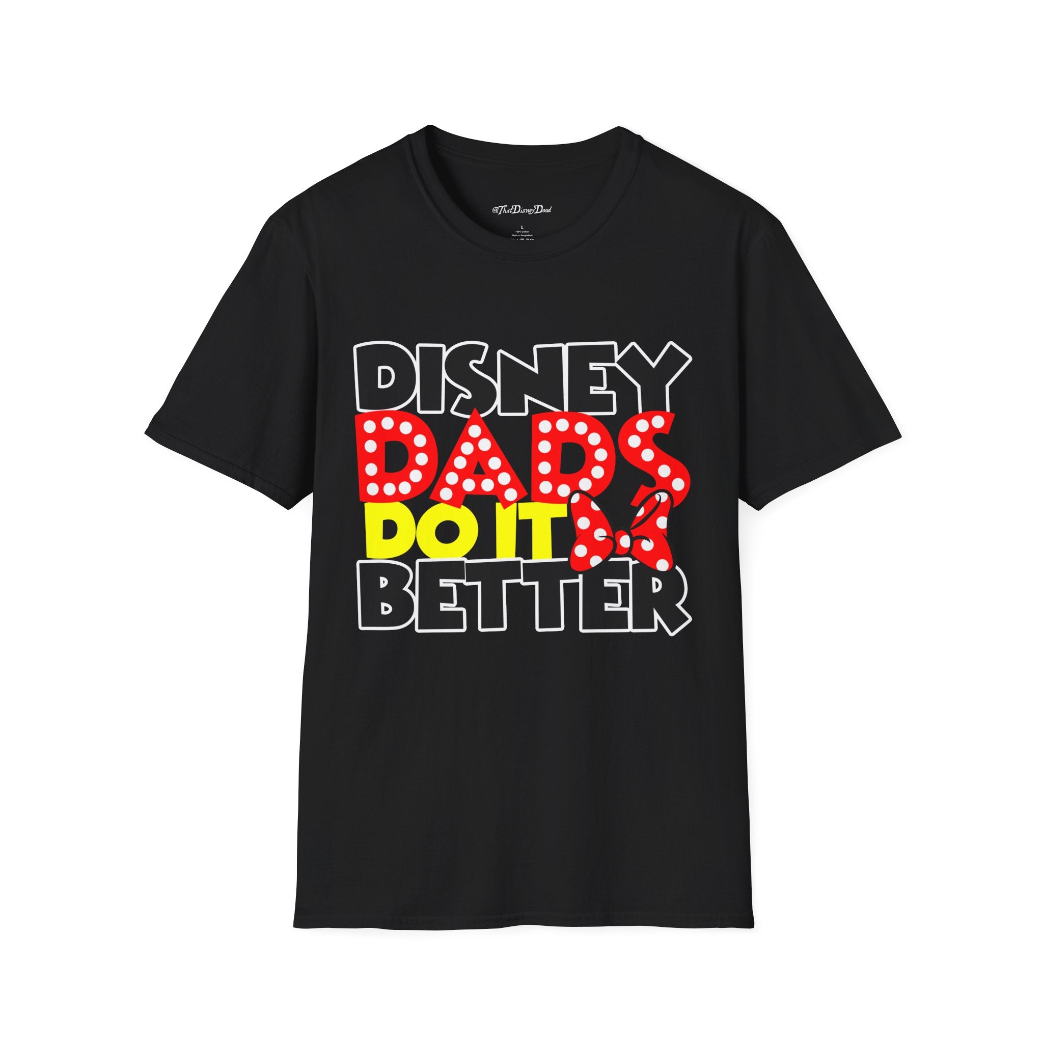 Disney Dads Do It Better T-Shirt — Vintage Minnie-Inspired Girl-Dad Tee