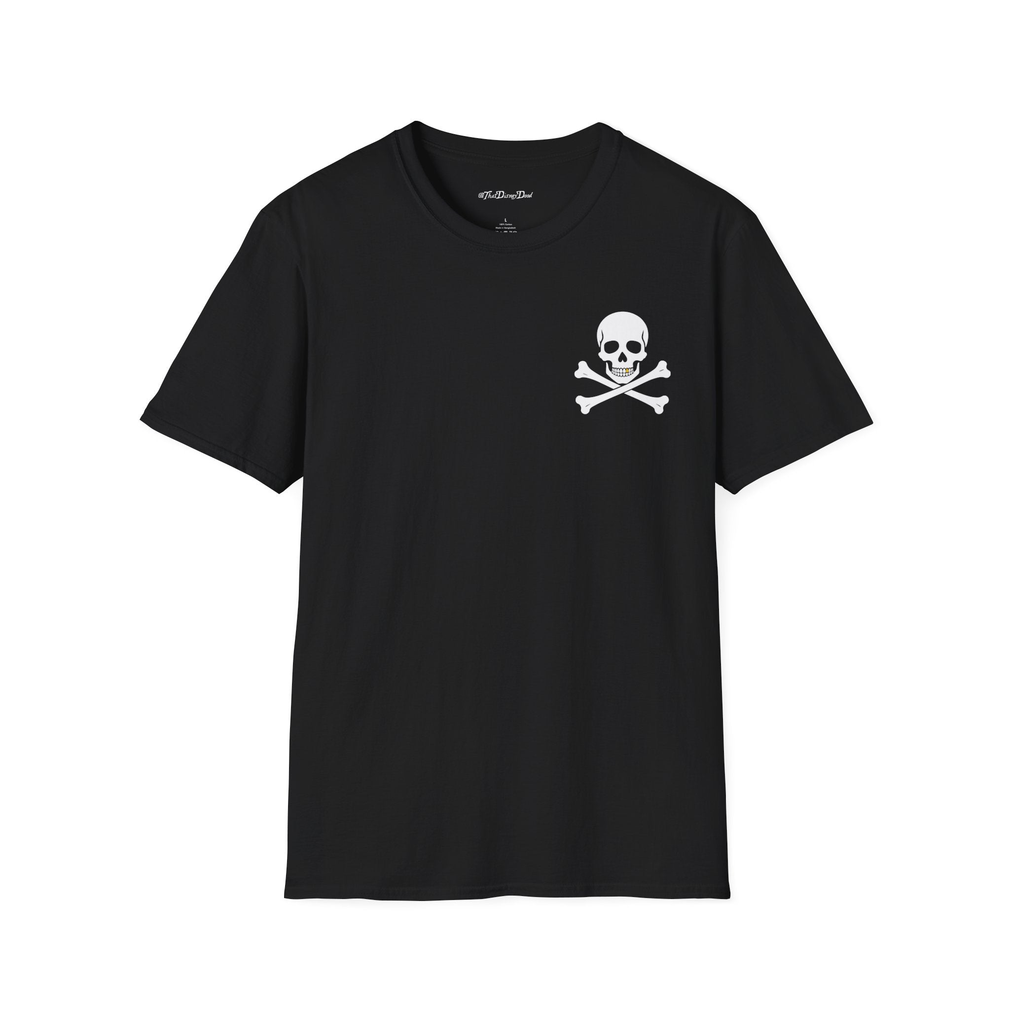 Dead Men at the Helm Black T‑Shirt — Minimal Everyday Tee