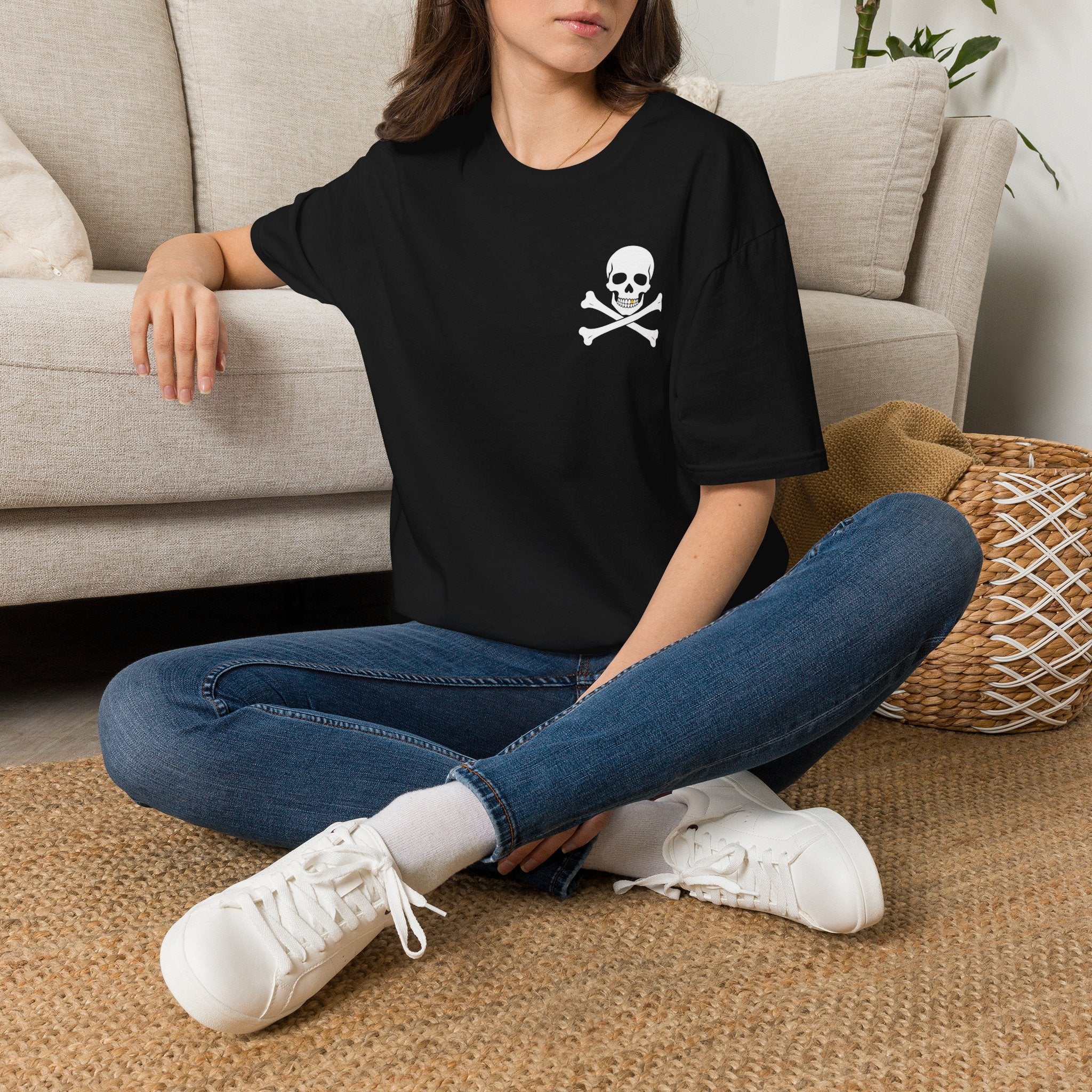 Dead Men at the Helm Black T‑Shirt — Minimal Everyday Tee