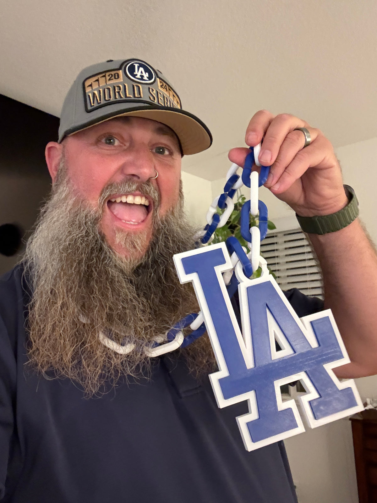 LA DODGERS HYPE CHAIN