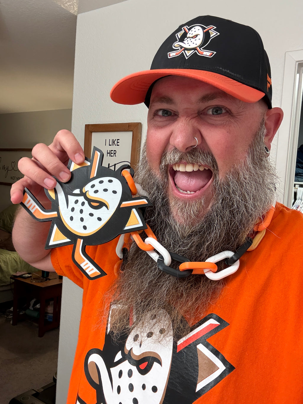 ANAHEIM DUCKS HYPE CHAIN