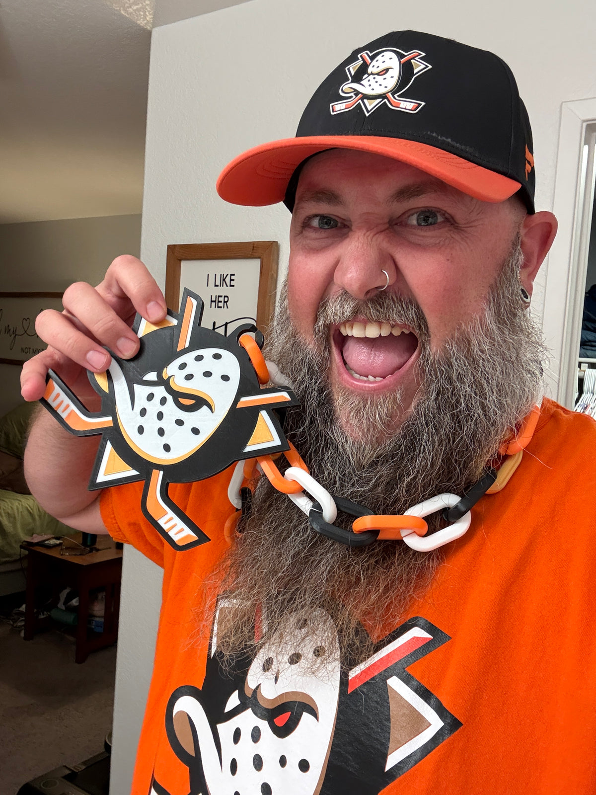ANAHEIM DUCKS HYPE CHAIN